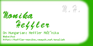 monika heffler business card